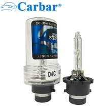 Carbar# D4C HID ксеноновая лампа супер яркая 35 Вт D4C 4300 К ксеноновые HID Сменные лампы для фар 6000 К 8000 к HID лампы фар D4C