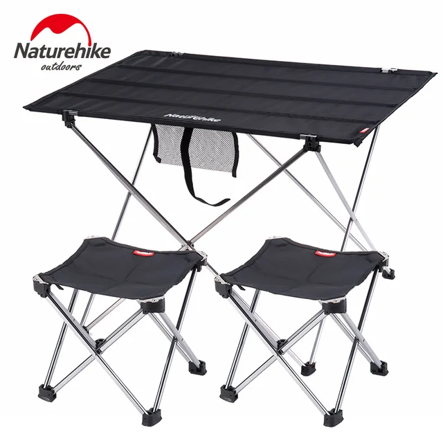 $US $19.22 Naturehike Camping Table Ultralight Collapsible Portable Aluminium Roll Up Outdoor Folding Fishing 