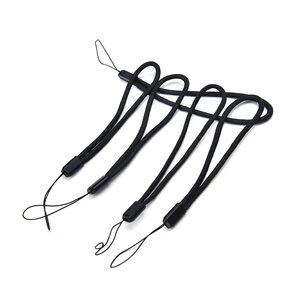

High Quality Brand New 5pcs Black Nylon Wrist Strap Lanyard For Cell Phone/ IPod/ USB /mp3 /mp4