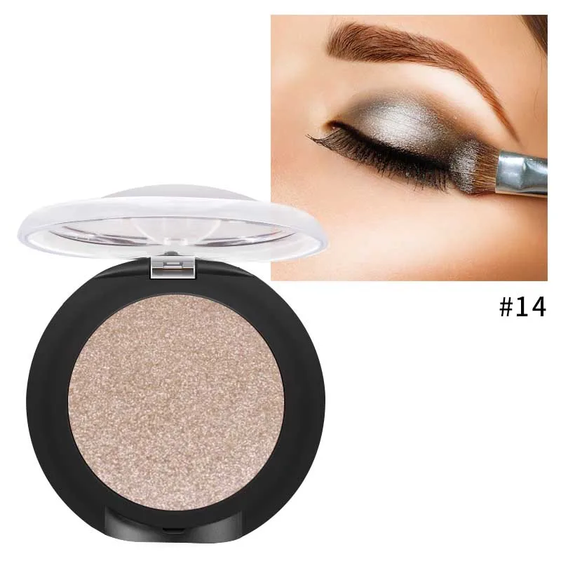 Pudaier Glitter Eyeshadow Palette Yeux Sombra Makeup Metallic Festival Eye Shadow Powder Shimmer Maquiagem Blue Eye Cosmetics - Цвет: 14