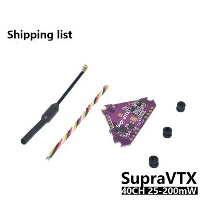 Передача изображения выше VTX 40CH 5 8G 25 100 200MW Регулировка мощности OSD картинка Moudle F4