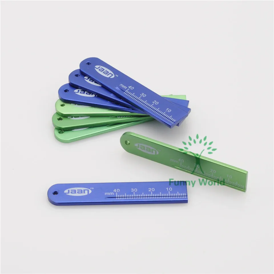 Dental Instruments Endo Rulers Span Measure Scale Endodontic ALUMINIUM