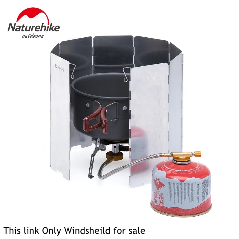 

Camping Stove Windscreen outdoor Cooking Windshield Windproof Folding Screen For Use with Backpacking Stoves Butane/Alcohol
