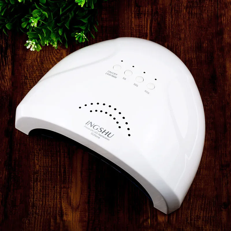 

48W Nail UV Lamp INGSHU SUNone LED Ice Lamp Fingernail Toenail Gel Curing Professional Nail Dryer For Salon Manicure Nails Art