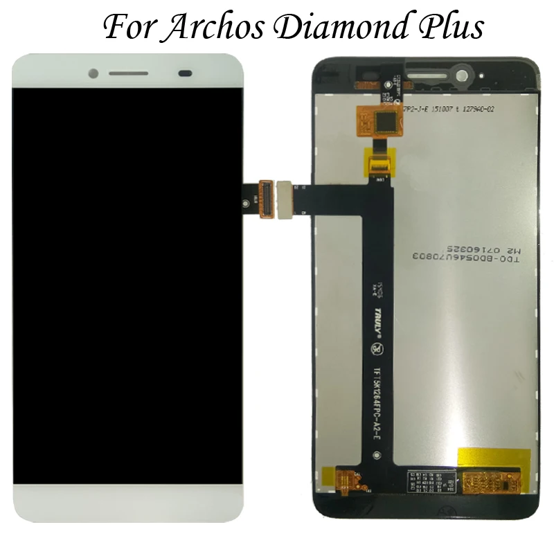 

100% TestedOK For Archos diamond plus LCD Display and Touch ScreenAssembly Repair Part 5.5'' Phone Accessories Free Shipping