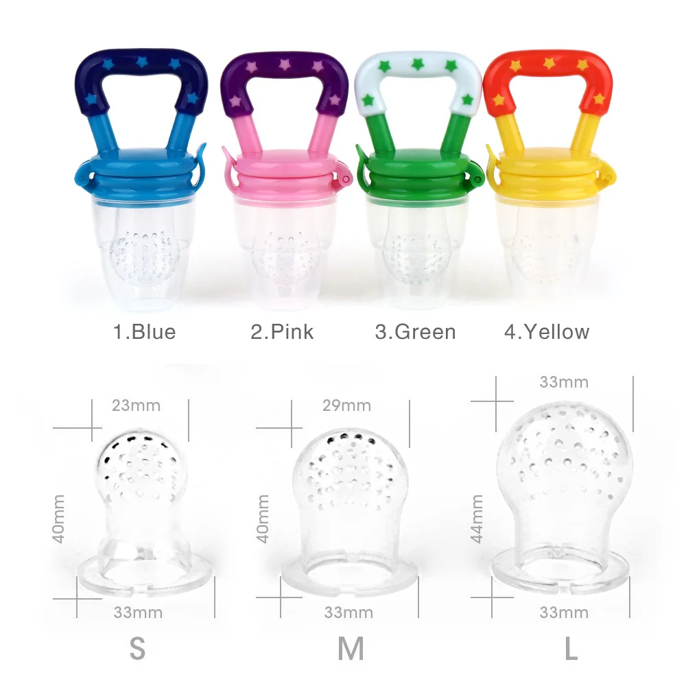 TYRY.HU 1PC Baby Teether Nipple Fruit Food Feeding Tool Silicona Pacifier Safety Feeder Bite BPA Free Silicone Teethers|Детские