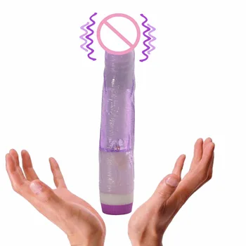 2017 BEST SALE! Realistic Feel Huge Dildo Multispeed Vibrator Soft And Strong Powerful Penis G-spot Stimulate Sex Toys For Woman