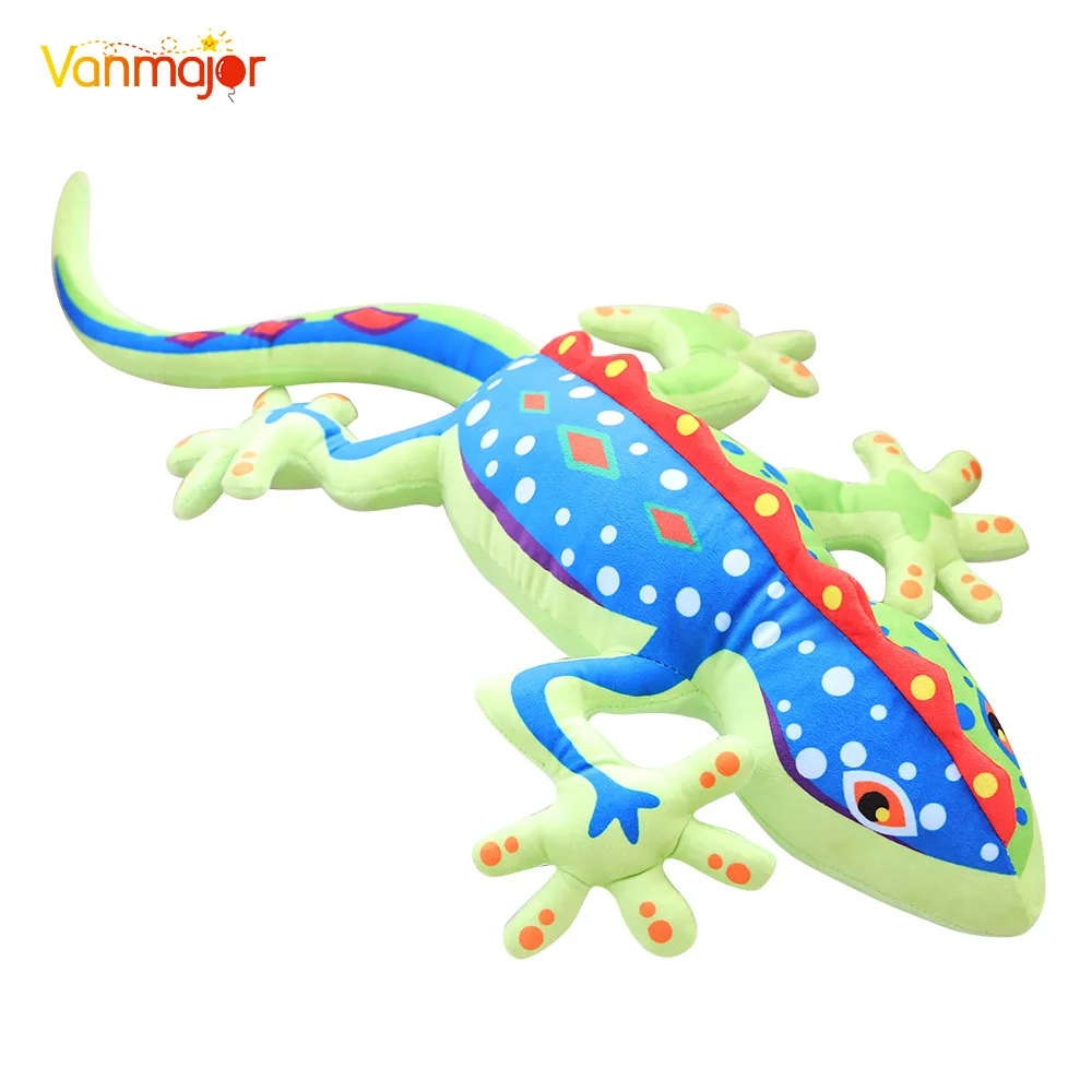 

Simulation gecko pillow creative evil funny chameleon plush toy gecko doll cross-border Halloween gift