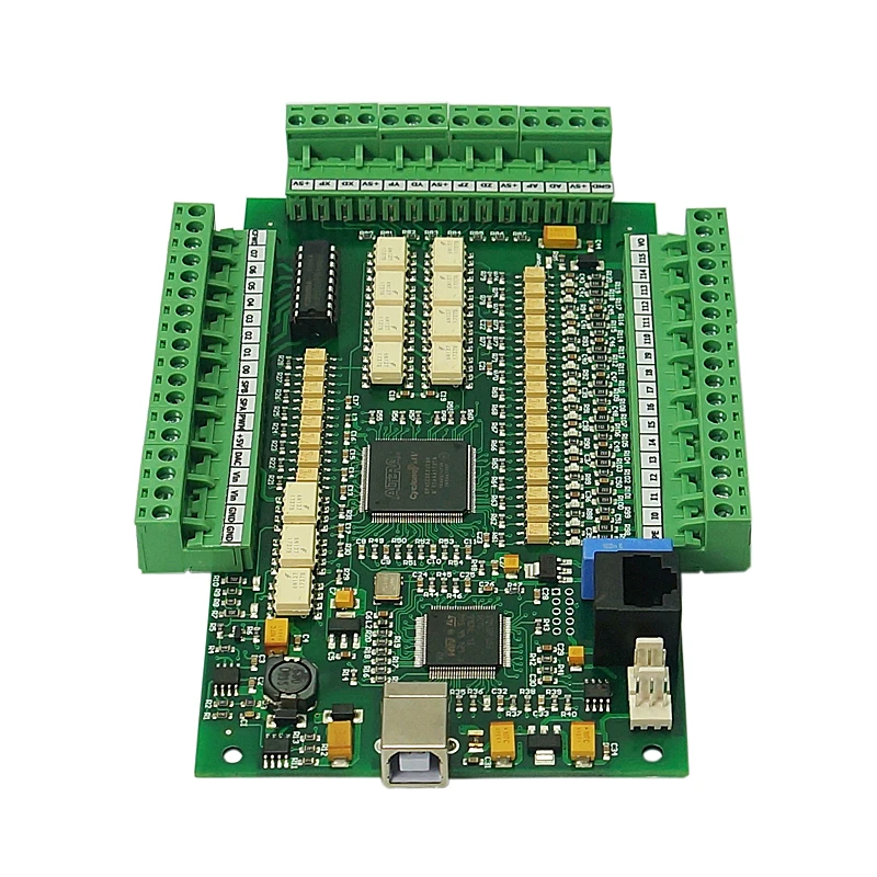 Новый тип 200 кГц 3 оси 4 mach3 движения usb breakout cnc контроллер карты интерфейсная плата