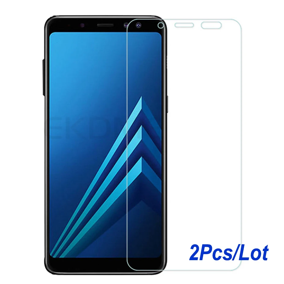 2 шт. закаленное стекло для Samsung Galaxy A8 A9 Star Lite A9S A6 Plus A7 A750 2018 J7 Prime ультратонкая