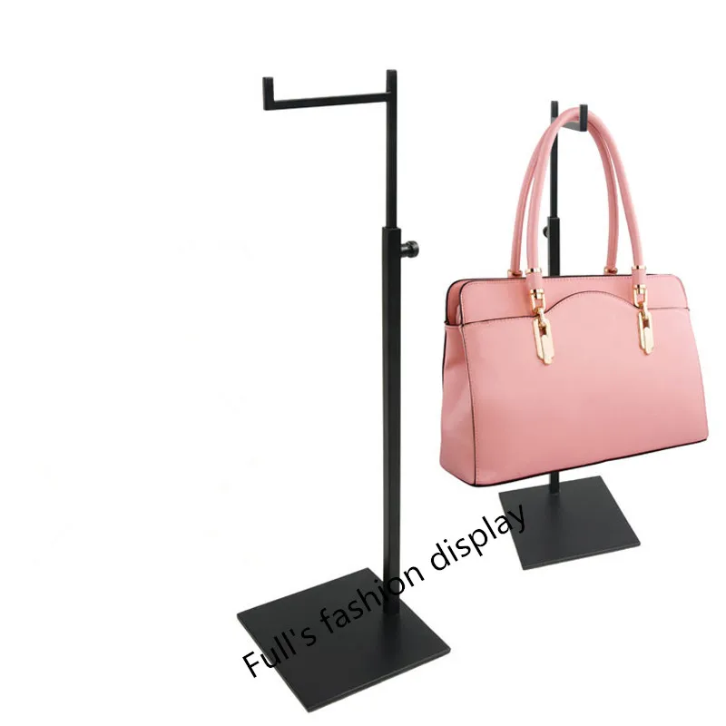 High quality Stainless steel women bag bracket display rack adjustable