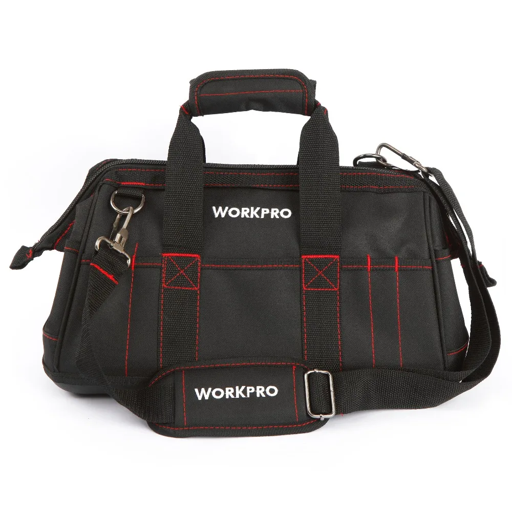 WORKPRO 16 inch Tool Bag Men's Tool Kits Bag Electrician Tool Bagin