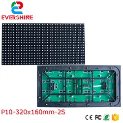 Высокое качество P10 открытый smd rgb видео Full Цвет светодиодный модуль 320x160 мм 1/2 просмотров открытый P10 светодиодный billboard