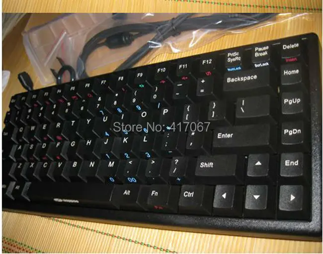 NEW Noppoo Choc Mini 2M 84 Wireless/Wired Mechanical Keyboard Cherry MX Switches RED/BLACK POM