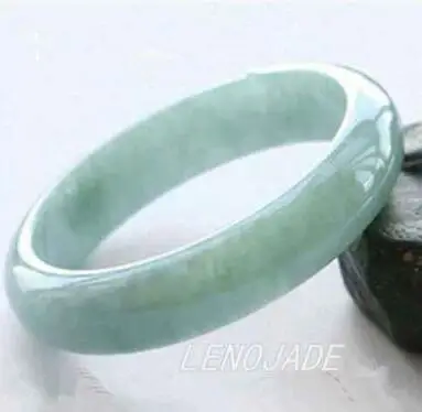 

Grade "A" Natural Green Jadeite stone Gems Bracelet Bangle Handmade Vintage