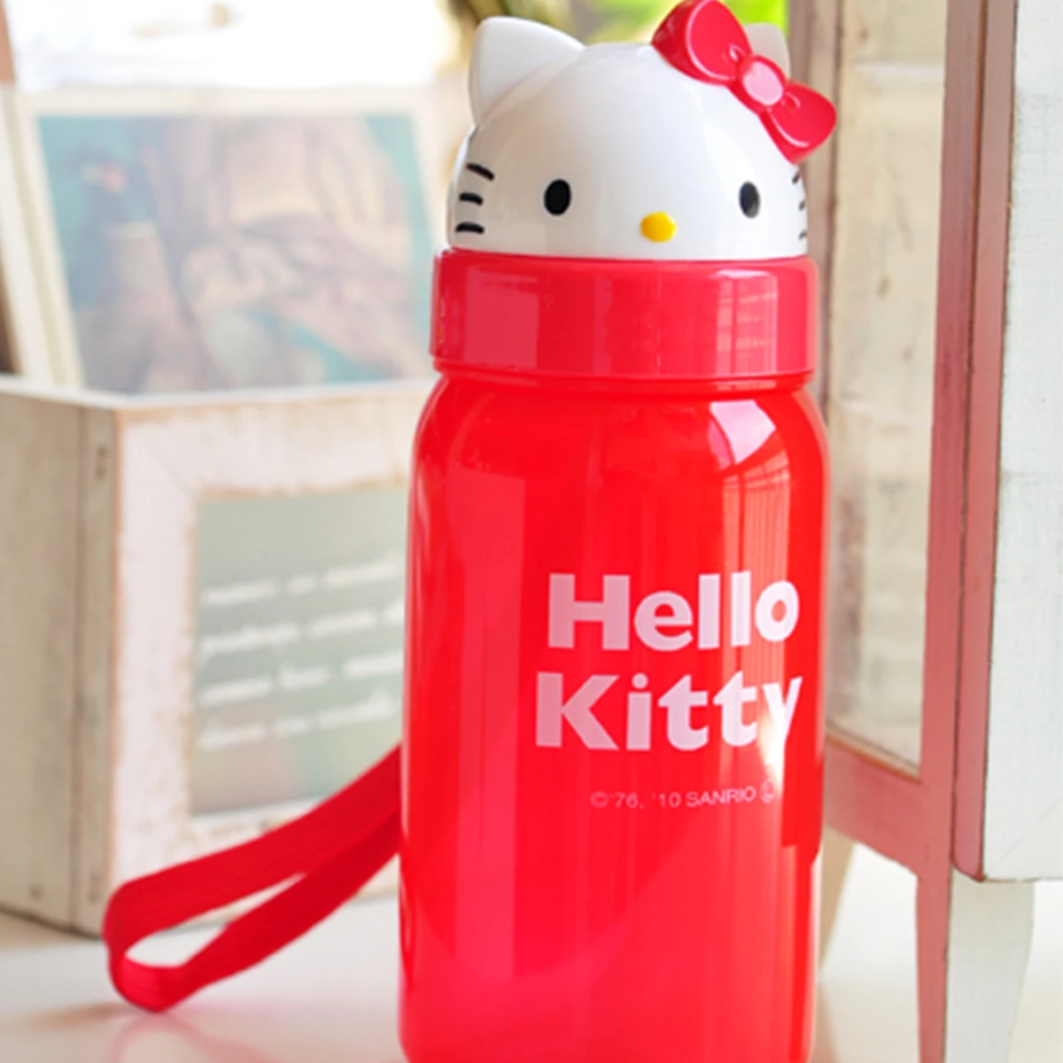 500 мл, hello kitty, детский, для малышей, для детей, для девочек, для студентов, милый, розовый, красный, мультяшный чайник на присоске, PP чашка, спортивная верхняя одежда, бутылки