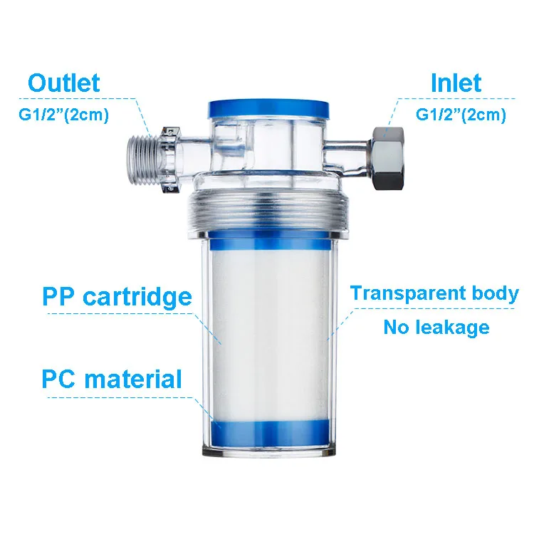 Очиститель выход универсальный душевой фильтр PP Хлопок бытовые кухонные смесители водонагреватель очистки дома аксессуары для ванной комнаты