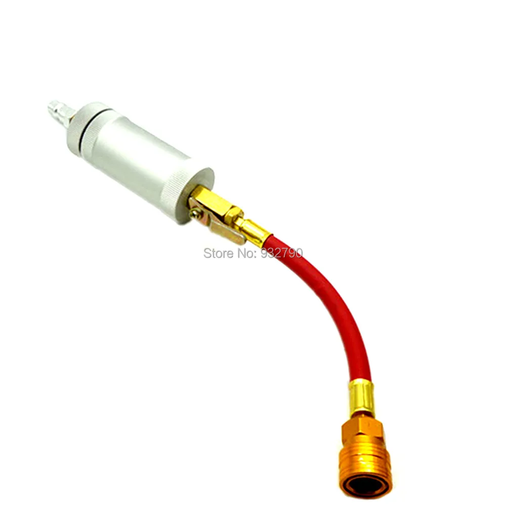 A/C AC Oil Dye Injector R12 R134a 2 Oz Car Refrigeration Oil Dye Injector Oil Dye Injector Filler Injection Tool
