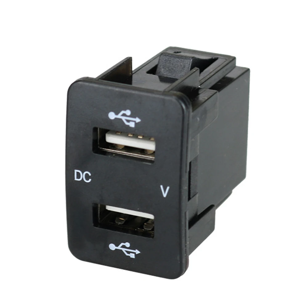 5V 4.2A Dual USB Автомобильное зарядное устройство Автомобильный адаптер светодиодный вольтметр разъем для Toyota Honda 12-24V