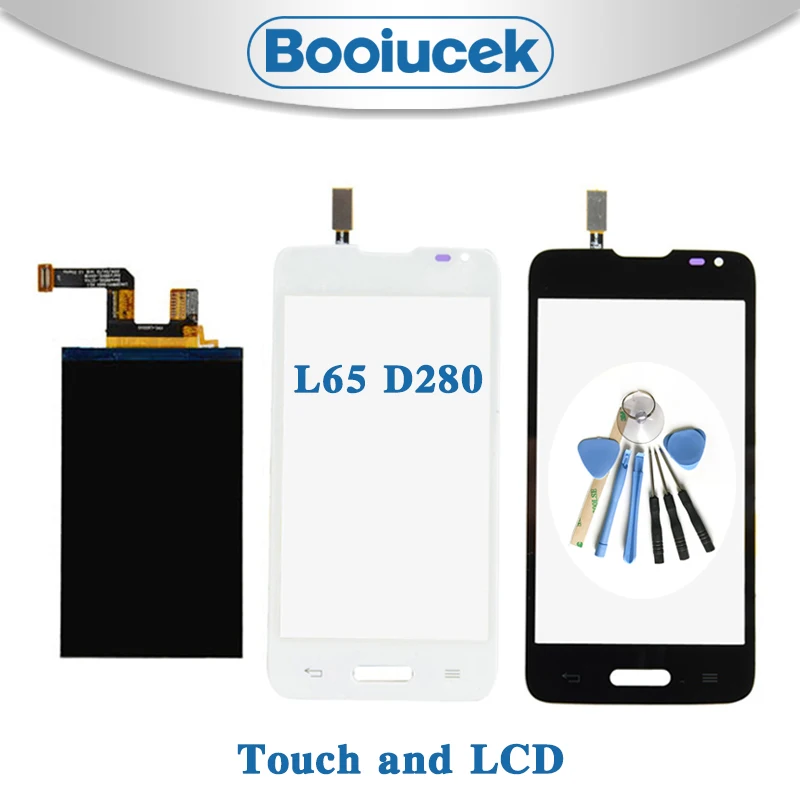 ЖК-дисплей 4 3 дюйма для LG L65 D280 D280N и D285 дигитайзер сенсорного экрана замена или
