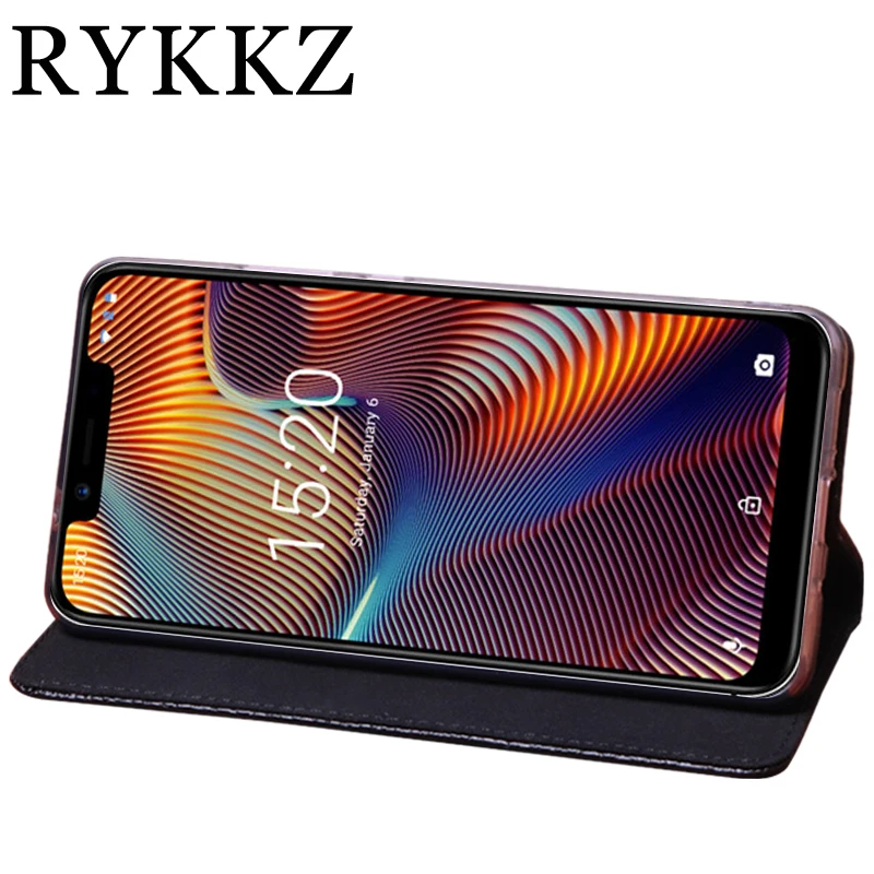 Роскошный кожаный магнитный флип чехол RYKKZ для UMIDIGI A3 Pro 5 7 ''Чехол мобильного