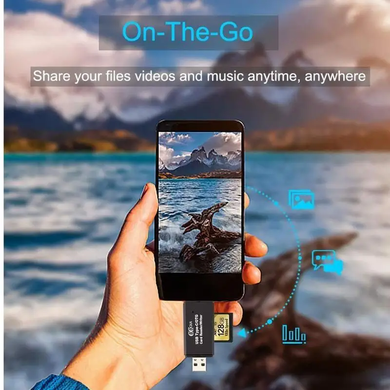 Считыватель карт памяти USB 3 0 SD Multi Otg Android адаптер кардридер для Micro Mobile T Sd