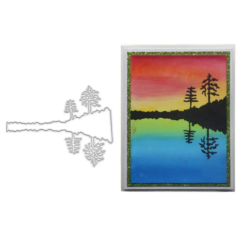 Дерево металла прорезной трафарет для окраски DIY Скрапбукинг штамп для альбомов тиснение бумаги ремесла Декор