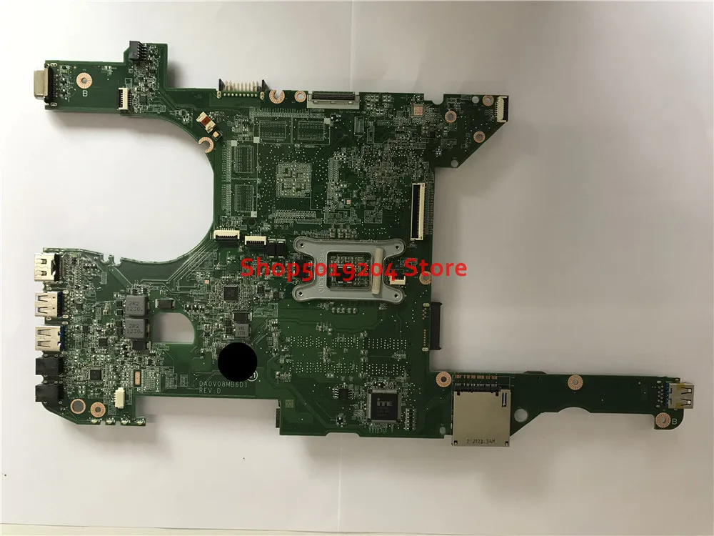 Для DELL VOSTRO 3460 V3460 Материнская плата ноутбука SLJ8C 31U08MB0080 DA0V08MB6D1 материнская плата CN-0JK5GY 0JK5GY JK5GY