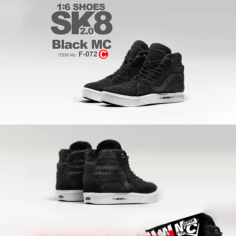 MCToys 1/6 весы экшен фигурка аксессуары SK8 обувь 2 0 скейтборда кроссовки на плоской