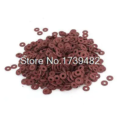 

1000pcs 3x8x0.8mm Binder Parts Insulating Fiber Washers for Tattoo Machine
