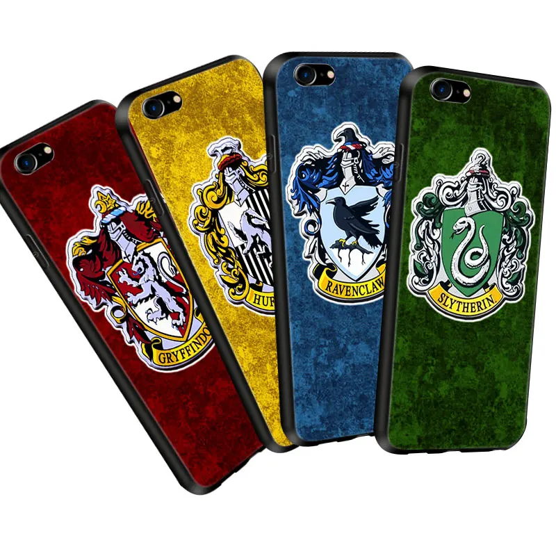 

Harry Potter Ticket Hallows Phone Cases For iPhone 7 Case for iPhone XR XS Max 5 5S 6 6S 7 8 Plus Black Silicone Phone Cover