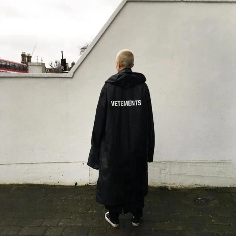 HEYGUYS, новинка, хип-хоп, kanye west, модная, с буквенным принтом, Vetements, негабаритная, для мужчин и женщин, ветровка, водонепроницаемый плащ, куртка