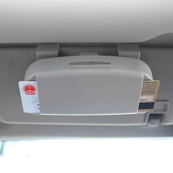 

Car-Styling,Universal Car Sun Visor Glasses Box Sunglasses Ticket Receipt Clip Storage Holder glasses and cards car holder