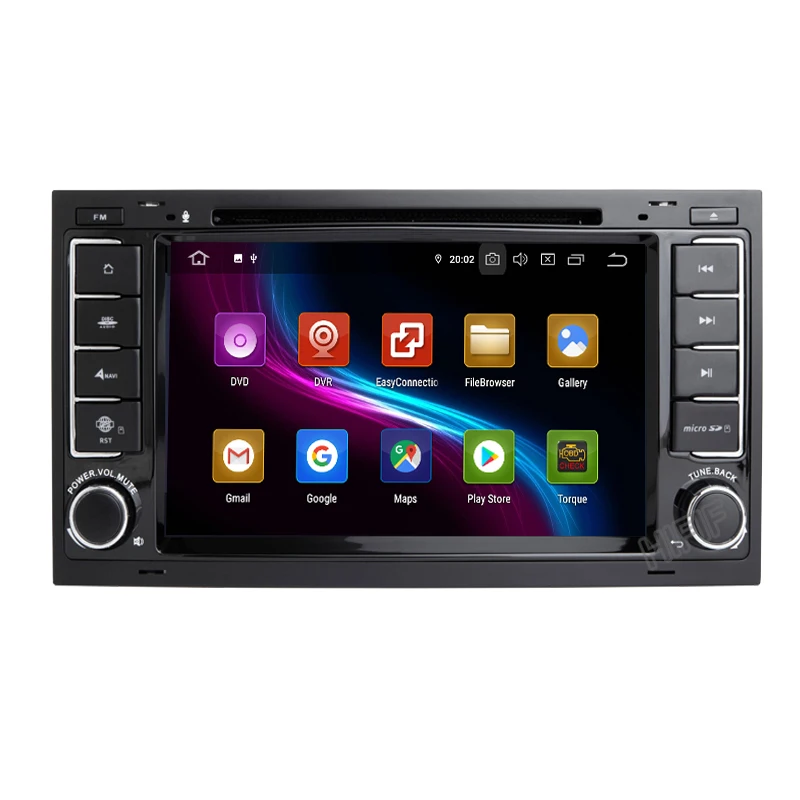 Clearance IPS SCREEN DSP 4G 2 din Android 9.0 CAR DVD PLAYER For VW Touareg T5 Transporter Multivan GPS radio multimedia navigation pc 1