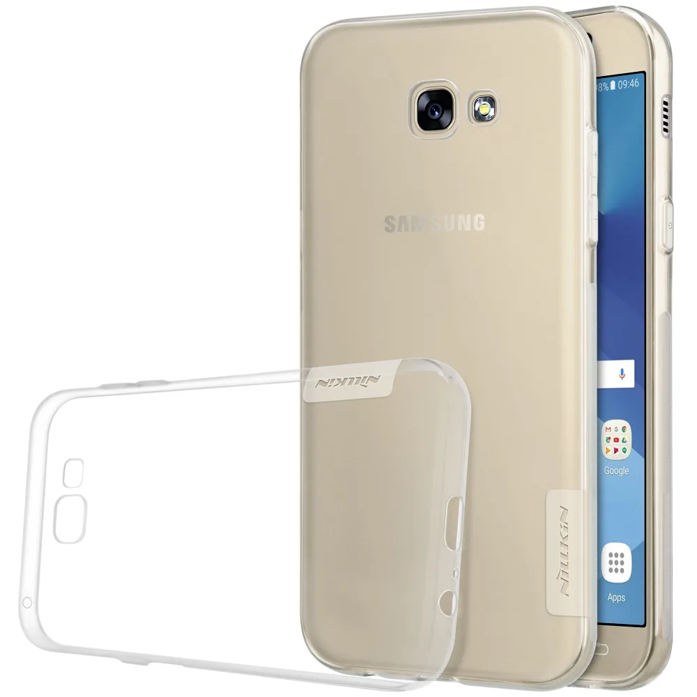 NILLKIN Transparent Nature TPU Case For Samsung Galaxy A3 A7(2017 version A320 A720) Clear Soft Back cover | Мобильные телефоны и