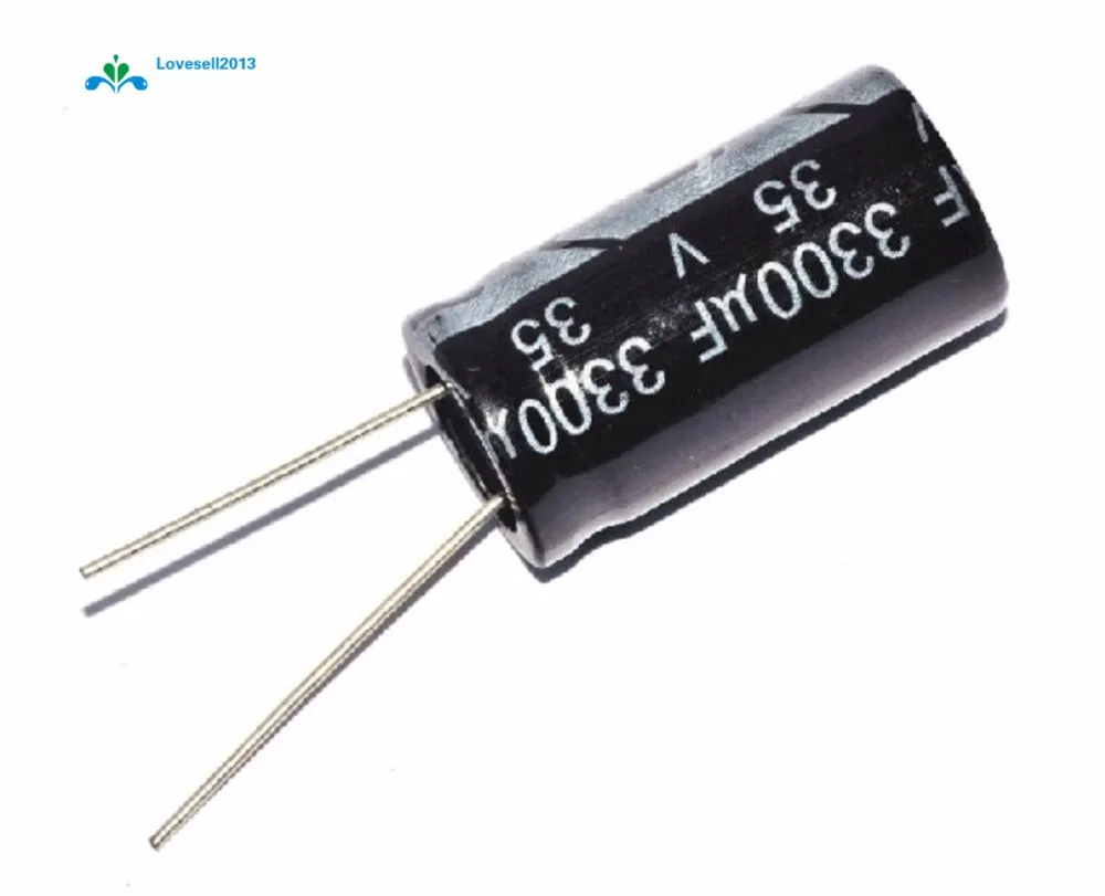2 Condensatori Elettrolitici POPESQ 3300uF 25V – Montaggio THT, Tolleranza 20%, -40°C A +85°C