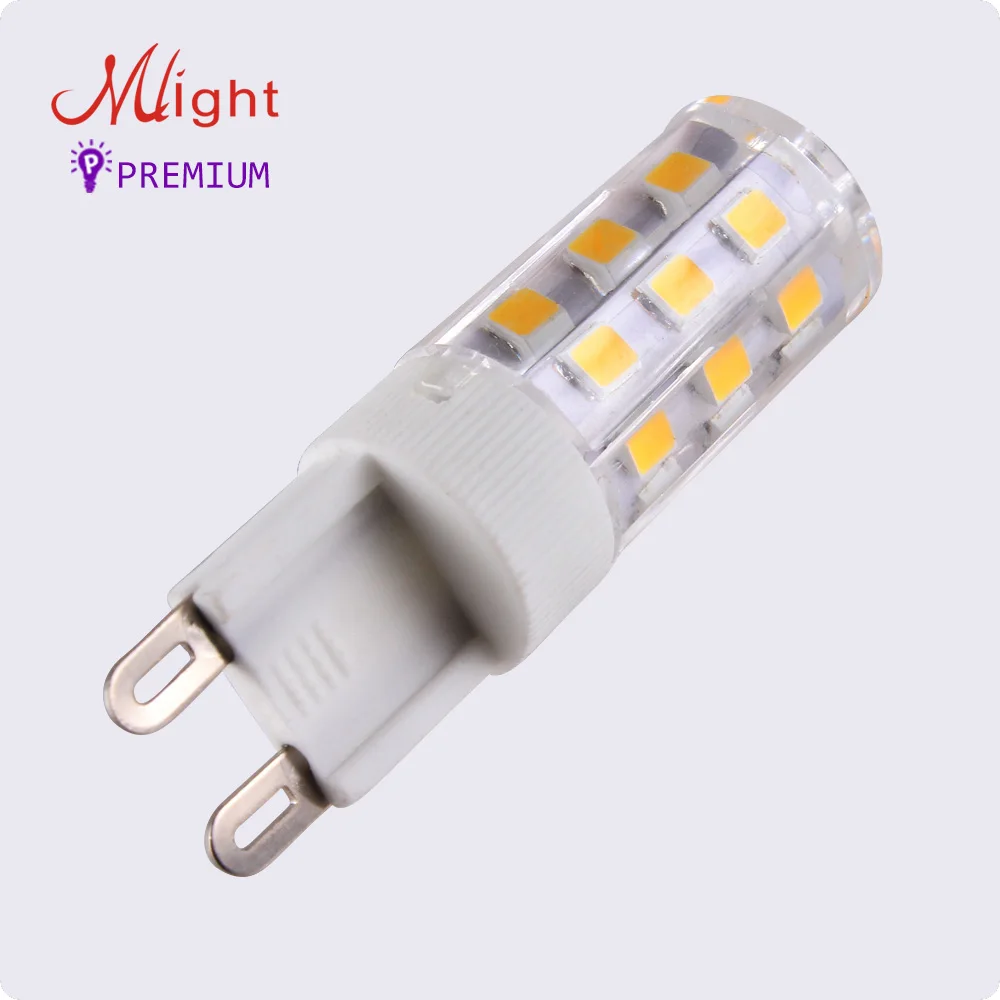 5pcs G9 LED Ceramic Light Bulb AC 220V 3W 5W 6W High Brightness LED