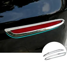 Für Mercedes Benz E-klasse W213 ABS Chrome Nebelschlussleuchte Abdeckungs-ordnung 2017 2 stücke