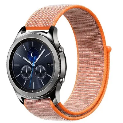 Новое поступление нейлон парусина часы наручные ремешок для samsung Galaxy часы 46 мм SM-R800 42 мм SMR810 Браслет Смарт-Аксессуары