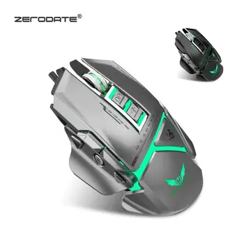

New ZEROGATE X400 11-Key Ergonomic USB Wired Backlit Macro Programmable Gaming Mouse Variety Of Grip,Adjustable 3200DPI