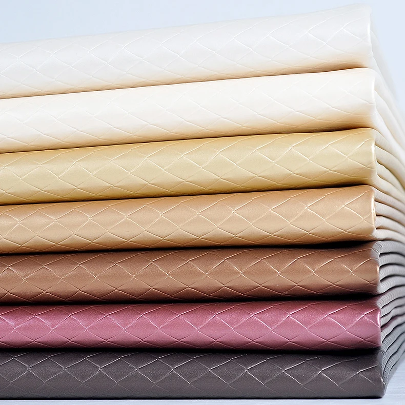 

1PCS SIZE 100X135cm Alisa Glitter Vinyl For diamond Embossed Leather Fabric, Faux Leather Sheets Plaids for DIY D30