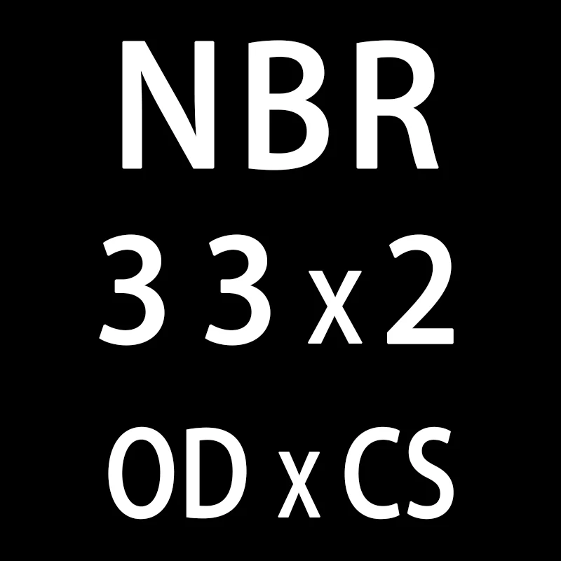 20 шт./лот резиновым кольцом черный NBR уплотнительное кольцо 2 мм Толщина OD31/32/33/34/35/36/38/40*2 мм колцеобразное уплотнение прокладки масло уплотнительные кольца шайба - Цвет: OD33mm