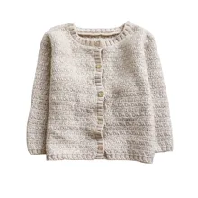 Осенне-зимняя верхняя одежда для малышей; вязаный теплый кардиган; свитер; одежда для маленьких мальчиков и девочек; свитер с длинными рукавами; пальто; 3 цвета