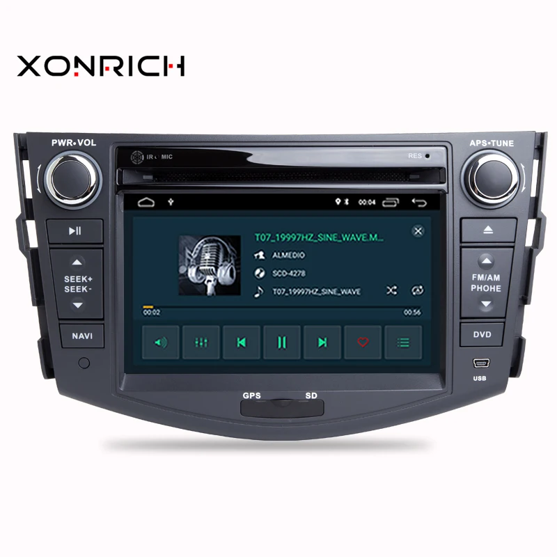 Cheap Autoradio 2 Din Android Car Stereo DVD Player For TOYOTA/RAV4/RAV 4 2006-2011 Automotivo Multimedia player GPS Navi DAB DSP OBD 2