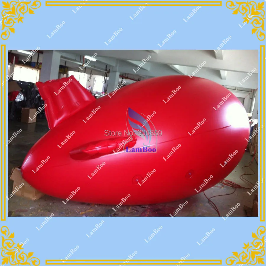 

DHL FREE SHIPPING 4m(13ft) Red Inflatable Zeppelin Blimp/Inflatable airship/ Different color for your selection/No Logos