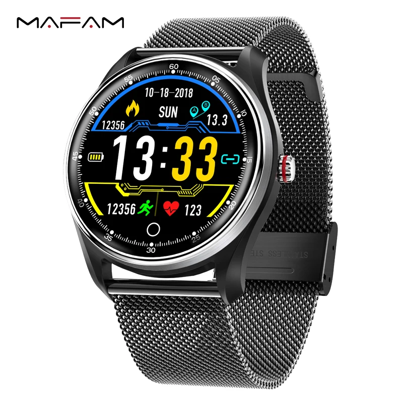  MAFAM MX9 ECG Smart Watch Blood Pressure PPG Heart Rate Blood Pressure Monitor Multi-languages Smar - 33037801667