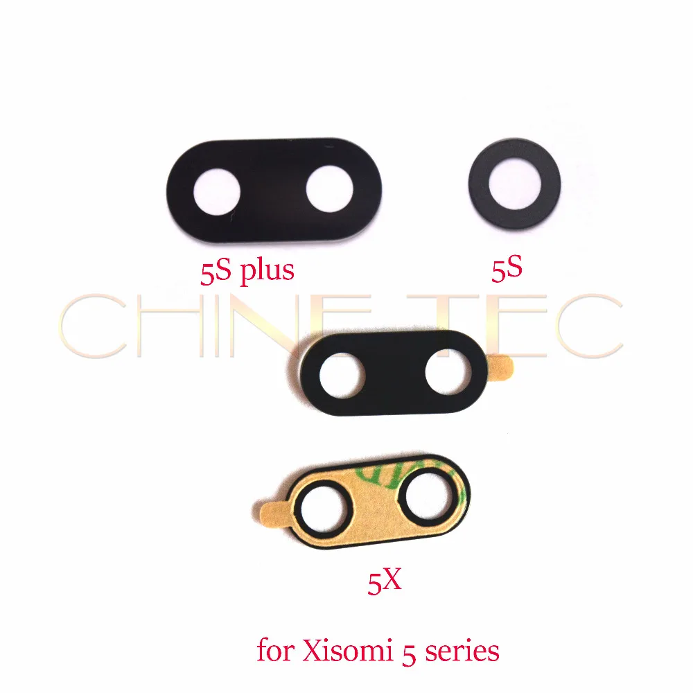 2 шт. стекло материал задняя камера объектив с наклейкой для xiaomi 5 5S 5X 5S plus xiaomi Mi A1