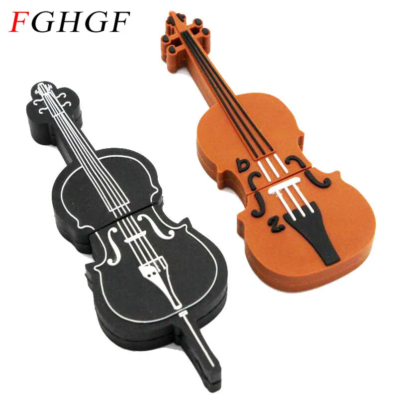 FGHGF Musical Instrument Guitar violin Usb Flash Drive