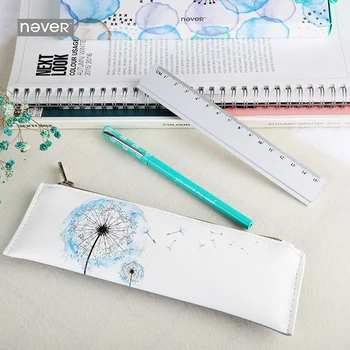 

Never Dandelion Series Stationeries Set Ruler Gel Pen Pu Leather Pencil Bag Stationery Sets Office Accessories School Supplies