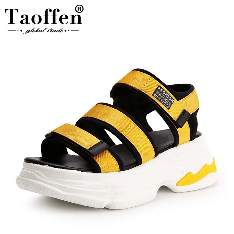 Taoffen Women Chunky Sandals Mixed Color Casual Outdoor Beach Summer Shoes Women Fashion Sneaker Platform Sandals Size 35-40 Taoffen Women Chunky Sandals Mixed Color Casual Outdoor Beach Summer Shoes Women Fashion Sneaker Platform Sandals Size 35-40